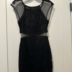 BCX Black Lace Mini Dress 
Juniors